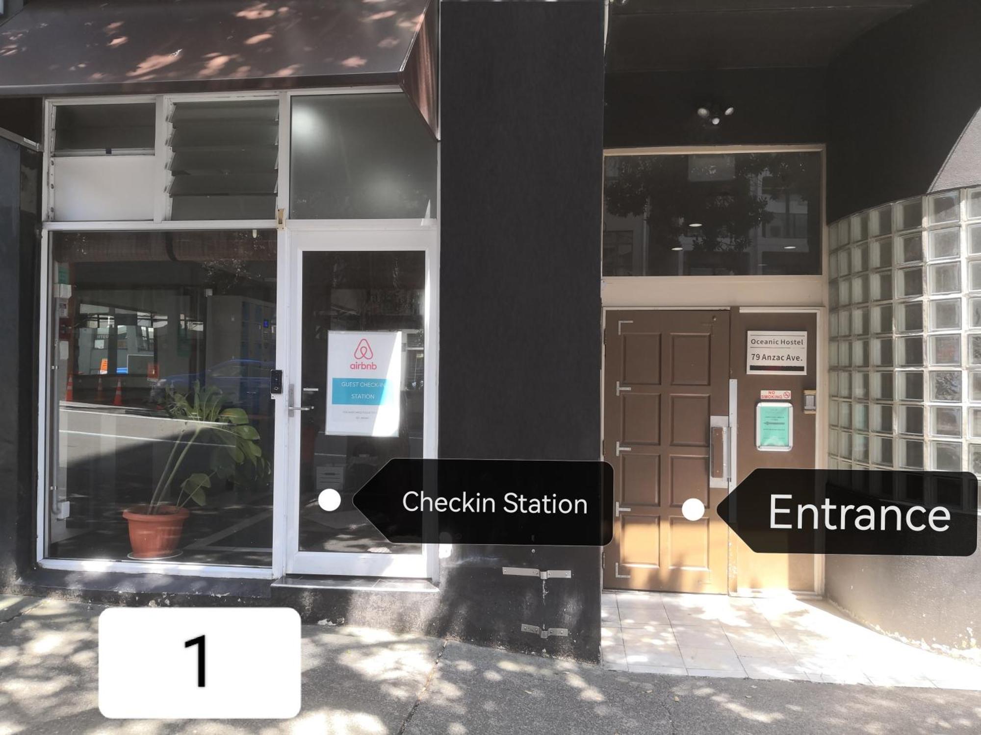 Oceanic Hostel オークランド エクステリア 写真